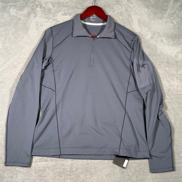 Arcteryx 1/4 Zip Womens Large Rho Zip Neck Pullover Stratus - Picture 1 of 10